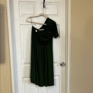 Elegant Black One-Shoulder Dress